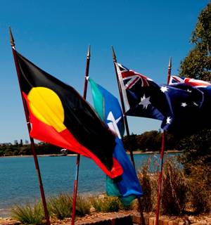 Aboriginal and Australian Flags