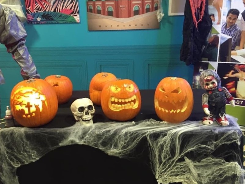 Pumpkins on the Table