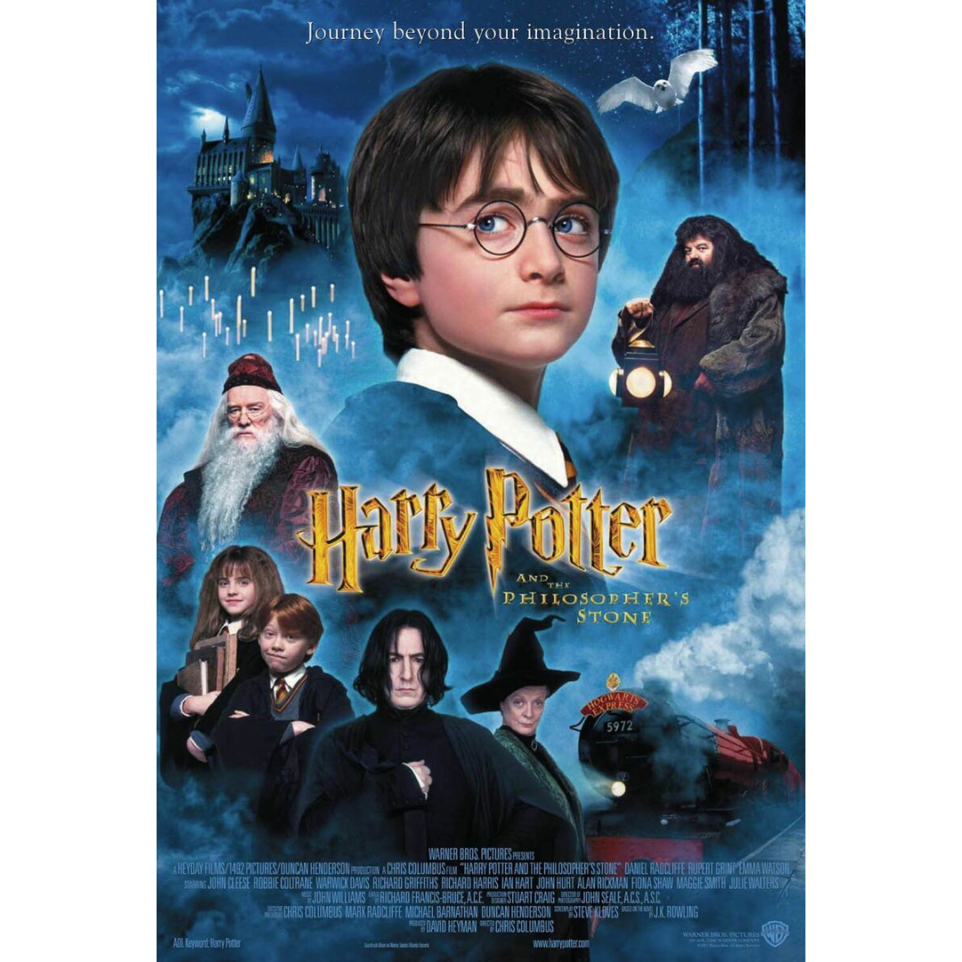 Movie Poster for 'Harry Potter and The Philosopher's Stone'