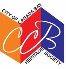 orange and red logo of Heritage Museum - concertina 