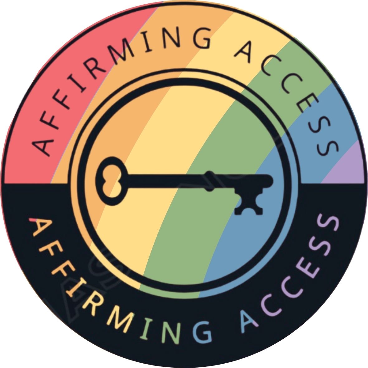 Affirming access logo