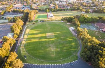 Aerial of St Lukes Oval