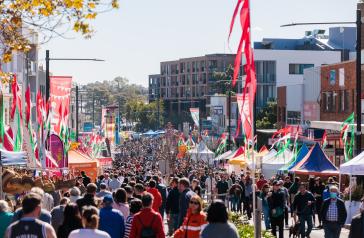 Great North Road Five Dock during Ferragosto 2022.