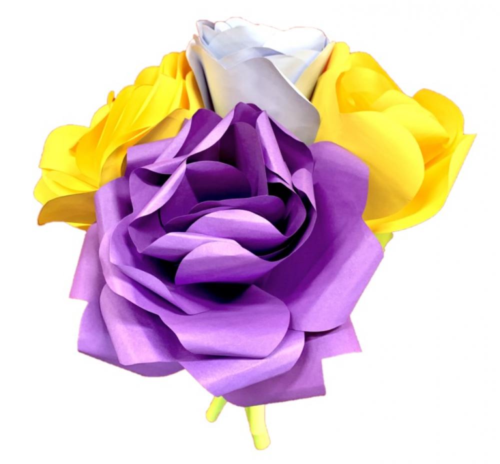 School holiday fun: paper flower workshop