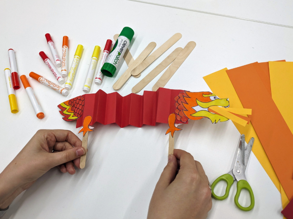 Lunar New Year: Paper Dragon Kits
