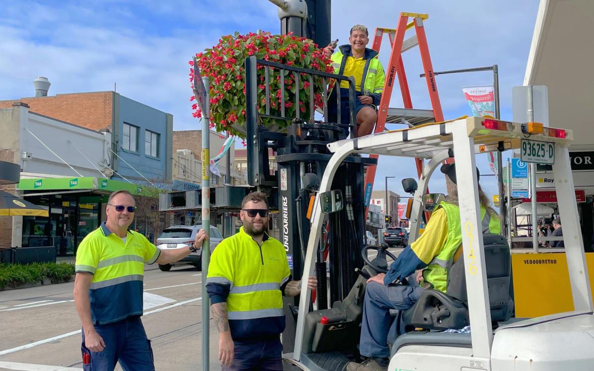 Town centres get spring makeover